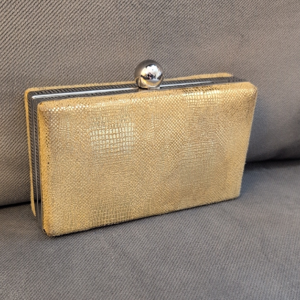 Vintage NY & Co. Gold Clutch Bag